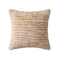 thumbnail image 1 of Throw Pillow Covers 18x18 Inch, Soft Plush Beige Cream Decorative Square Pillowcases, Farmhouse Holiday Cushion Covers for Couch Sofa Living Room Bedroom Outdoor Home Decor, 1 of 5