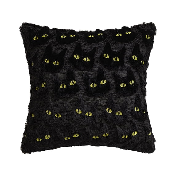 Throw Pillow Covers 18x18 Inch, Soft Plush Decorative Square Pillowcases, Farmhouse Holiday Cushion Covers for Couch Sofa Living Room Bedroom Outdoor Home Decor