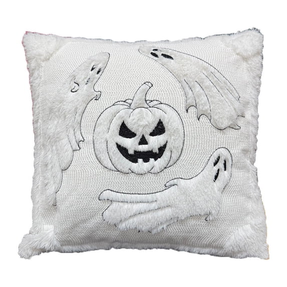 Throw Pillow Covers 18x18 Inch, Soft Plush Decorative Square Pillowcases, Farmhouse Holiday Cushion Covers for Couch Sofa Living Room Bedroom Outdoor Home Decor