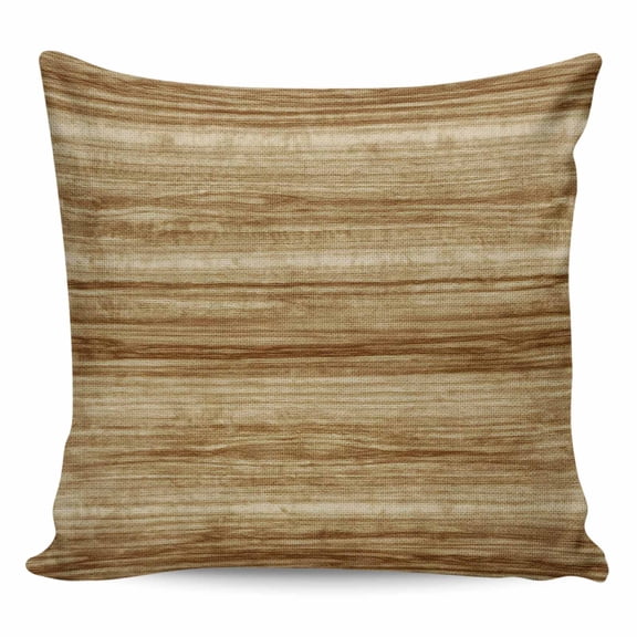 Throw Pillow Covers 18x18 Inch, Vintage Western Decorative Pillow Cases for Couch Sofa Bed, Rustic Farmhouse Wooden Grain Barn Door Cotton Linen Square Home Decor Pillowcases with Hidden Zipper