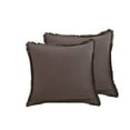 thumbnail image 1 of Throw Pillow Covers 18x18 Linen Fringed Set of 2 with Tassel Boho for Sofa Bed Living Room Home Decor, Decorative Throw Pillows, 1 of 6
