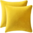 thumbnail image 1 of Throw Pillow Covers 18x18 Red: 2 Pack Cozy Soft Velvet Square Decorative Pillow Cases for Farmhouse Home Decor, 1 of 12