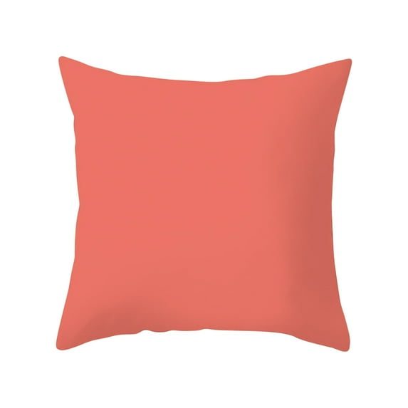 Throw Pillow Covers 18x18 in Set of 2, No Inserts, Square Pillow Covers for Living Room, Bed, Sofa, Couch - Decorative Cushion Covers with Zippers