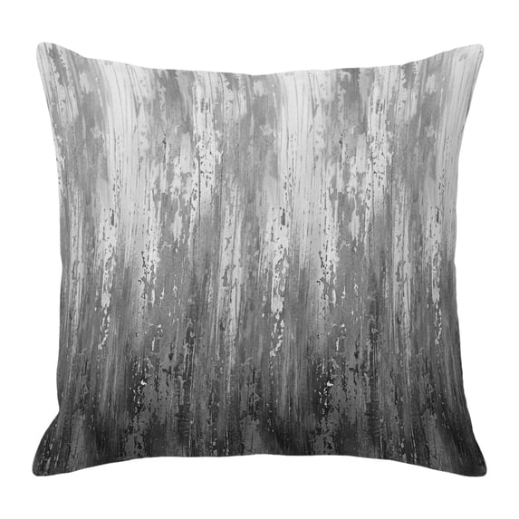 Throw Pillow Covers 20x20 Inch, Abstract Grey Decorative Pillow Cases for Couch Sofa Bed, Modern Gradient Minimalist Mottled Art Cotton Linen Square Home Decor Pillowcases with Hidden Zipper