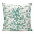 thumbnail image 1 of Throw Pillow Covers 20x20 Inch, Green Garden Retro Decorative Pillow Cases for Couch Sofa Bed, Modern Art Building Tree Boat Cotton Linen Square Home Decor Pillowcases with Hidden Zipper, 1 of 7
