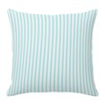 thumbnail image 1 of Throw Pillow Covers 20x20 Inch, Thin Aqua Striped Decorative Pillow Cases for Couch Sofa Bed, Farmhouse Modern Stripes Cotton Linen Square Home Decor Pillowcases with Hidden Zipper, 1 of 9