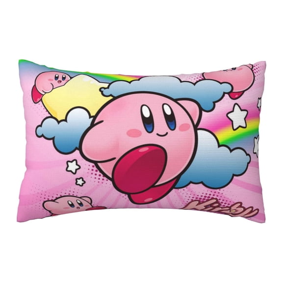 Throw Pillow Covers 20x30 Inch Inch, Kirby Decorative Pillow Case for Sofa Couch Chair Bedroom Modern Decor