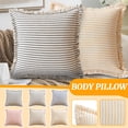 thumbnail image 1 of Throw Pillow Covers 22x22 Inch, Black Decorative Square Pillowcases, Farmhouse Holiday Cushion Covers for Couch Sofa Living Room Bedroom Outdoor Home Decor, 1 of 6
