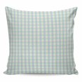 thumbnail image 1 of Throw Pillow Covers 26x26 Inch, Blue Green Decorative Pillow Cases for Couch Sofa Bed, Grid Checkered Plaid Gingham Lattice Trellis Cotton Linen Square Home Decor Pillowcases with Hidden Zipper, 1 of 7