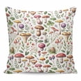 thumbnail image 1 of Throw Pillow Covers 26x26 Inch, Mushroom Decorative Pillow Cases for Couch Sofa Bed, Fall Country Leaf Plant Flower Fruit Cotton Linen Square Home Decor Pillowcases with Hidden Zipper, 1 of 7