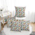 thumbnail image 1 of Throw Pillow Covers, Abstract geometric pattern Soft Square Pillow Cases with Invisible Zipper for Couch Bed Sofa, Farmhouse Fall Home Decor 20"x20", 1 of 7