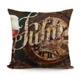 thumbnail image 1 of Throw Pillow Covers Beer Classical Quote Lettering Series Throw Pillows Cases  Vintage Rustic Icons Decorative Pillow Covers Cushion Case for Home Sofa (Beer Set), 1 of 5