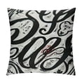 thumbnail image 1 of Throw Pillow Covers Best Daddy Ever Calligrapphic Letter Holiday Decorative Square Pillow Pillowcase Home Decor for Sofa Bedroom Livingroom, 1 of 5
