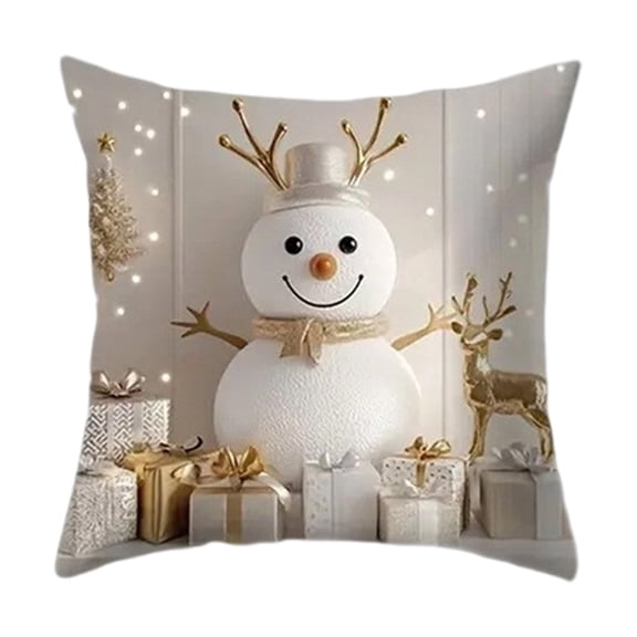 Throw Pillow Covers, Christmas Home Decor, Pillowcase Cushion Cover Room Bedroom Sofa Decoration Square 17.72X17.72In(B)