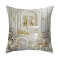 thumbnail image 1 of Throw Pillow Covers, Christmas Home Decor, Pillowcase Cushion Cover Room Bedroom Sofa Decoration Square 17.72X17.72In(C), 1 of 6