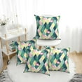 thumbnail image 1 of Throw Pillow Covers, Colorful Bird Leaves Soft Square Pillow Cases with Invisible Zipper for Couch Bed Sofa, Farmhouse Fall Home Decor 18"x18", 1 of 7