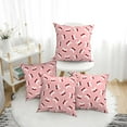 thumbnail image 1 of Throw Pillow Covers, Cute French Bulldog Eyeglasses Soft Square Pillow Cases with Invisible Zipper for Couch Bed Sofa, Farmhouse Fall Home Decor 16"x16", 1 of 7
