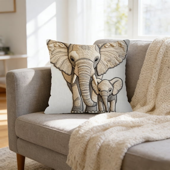 Throw Pillow Covers, Cute Quadruped Patterns Cushion Cover Soft Throw Pillowcase Removable And Washable Pillowcase For Sofa And Chair Ideal Choice For Summer Sofa And Bedroom Decor