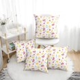 thumbnail image 1 of Throw Pillow Covers, Tropical Fruit Soft Square Pillow Cases with Invisible Zipper for Couch Bed Sofa, Farmhouse Fall Home Decor 20"x20", 1 of 7