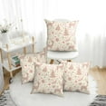 thumbnail image 1 of Throw Pillow Covers, Deer Bells Moon Christmas Tree Soft Square Pillow Cases with Invisible Zipper for Couch Bed Sofa, Farmhouse Fall Home Decor 12"x12", 1 of 7