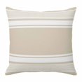 thumbnail image 1 of Throw Pillow Covers, Farmhouse Cream Striped Decorative Throw Pillow Covers 20x20 Inch, Modern Minimalist Stripes Square Linen Pillow Cases for Couch/Living Room/Sofa, 1 of 9