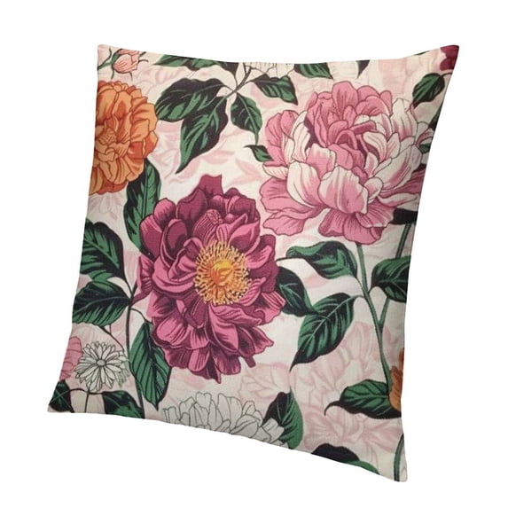 Throw Pillow Covers Flower Decorations Decorative Throw Pillows Cases for Home Living Room Couch Decor