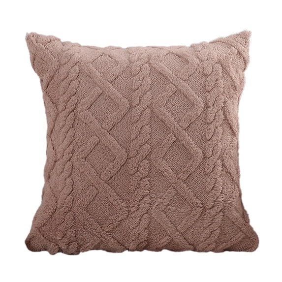 Throw Pillow Covers Furry Pillow Set Shu Velvet Living Room Sofa Cushion Office Backrest Lumbar Pillow Cushion