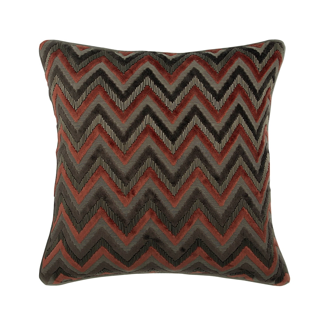 Throw Pillow Cover With Zipper, Grey 22