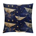 thumbnail image 1 of Throw Pillow Covers Home Decor Set  Pillow Cases Decorative Inches Outdoor Cushion Couch Sofa Pillowcases Moon Moth Butterfly Vintage Space Retro, 1 of 5