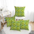 thumbnail image 1 of Throw Pillow Covers, Kiwi Fruits Summer Soft Square Pillow Cases with Invisible Zipper for Couch Bed Sofa, Farmhouse Fall Home Decor 16"x16", 1 of 7