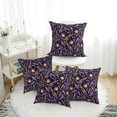 thumbnail image 1 of Throw Pillow Covers, Lavender Flowers Watering Can Soft Square Pillow Cases with Invisible Zipper for Couch Bed Sofa, Farmhouse Fall Home Decor 12"x12", 1 of 7