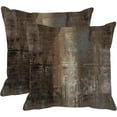 thumbnail image 1 of Throw Pillow Covers Modern Home Art Decor, 16 x 16 Inches Set of 2 Abstract Oil Painting Pillowcases for Bedroom, Living Room, Cushion Couch Sofa, Brown Grey Beige, 1 of 6