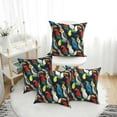 thumbnail image 1 of Throw Pillow Covers, Parrot Soft Square Pillow Cases with Invisible Zipper for Couch Bed Sofa, Farmhouse Fall Home Decor 18"x18", 1 of 7