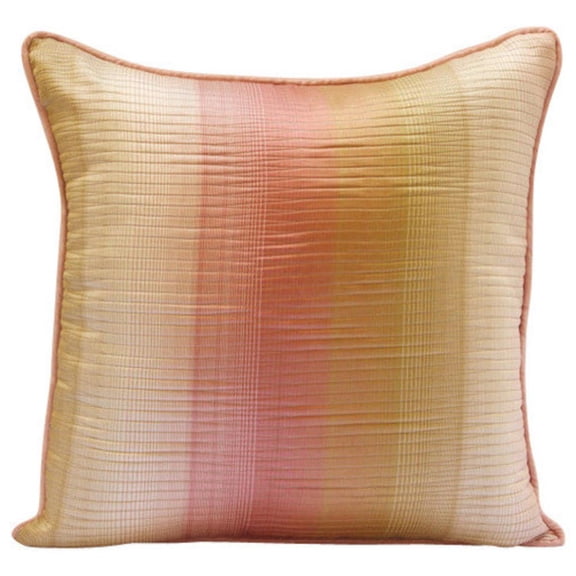 Throw Pillow Covers, Pink Pillow Cases, Textured Ombre Pillows Cover, Throw Pillow Covers 18x18 inch (45x45 cm), Square Jacquard Pillows Covers Couch, Decorative Throw - Fairytale