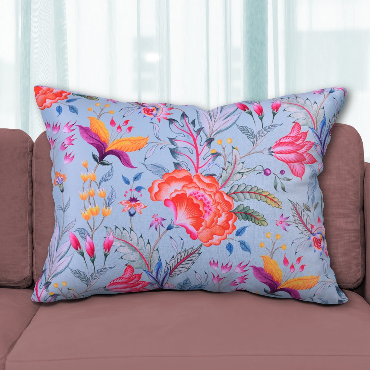 Pink and blue outdoor pillows hotsell