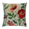 thumbnail image 1 of Throw Pillow Covers Set of Spring Farmhouse Pillow Covers Floral Decorative Cushion Case for Sofa Couch Outdoor Patio Living Room, 1 of 5