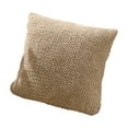 thumbnail image 1 of Throw Pillow Covers, Soft Corduroy Decorative Boho Striped Pillowcases, Square Cushion Case Farmhouse Home Decor for Couch Sofa Living Room Bed, 17.7x17.7 inch (Khaki), 1 of 5