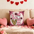 thumbnail image 1 of Throw Pillow Covers Valentine's Day Red Cute Passionate Double-Sided Printed Plaid Home Bedroom Sofa Cushion Cover 45*45cm, 1 of 6