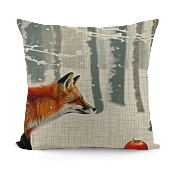 Throw Pillow Covers Winter Forest Landscape Cushion Pillow Case Home Decor Pillowcase