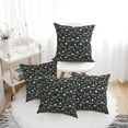 thumbnail image 1 of Throw Pillow Covers, funny Dinosaur eyes Soft Square Pillow Cases with Invisible Zipper for Couch Bed Sofa, Farmhouse Fall Home Decor 16"x16", 1 of 7