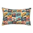 Throw Pillow Covers off road racing car colorful 16x24 Pillow Covers
