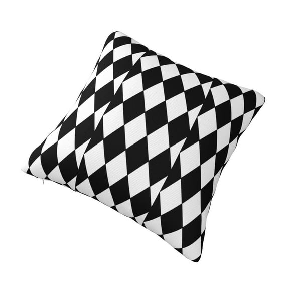 Throw Pillow Cushion Cover,Harlequin Decorative Square Pillow Case,24"x24"