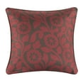 thumbnail image 1 of Throw Pillow Cushion Covers 18x18 Inch Brown Floral Decorative Jacquard Square Pillow Sham for Couch Bed Sofa, 1 of 7