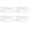 thumbnail image 1 of Throw Pillow Insert 14" x 20" (12 Pack) Down Feather with 100% Cotton Cover Decorative Form, 1 of 1