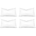 thumbnail image 1 of Throw Pillow Insert 14" x 20" (4 Pack) Synthetic Down with 100% Cotton Cover Faux Alternative Decorative Form, 1 of 1
