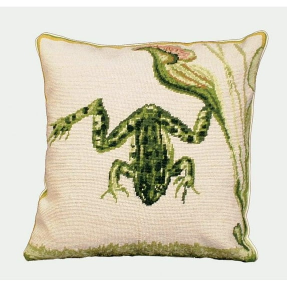 Throw Pillow Needlepoint Mark Catesby History Carolina Florida Bahama Islands