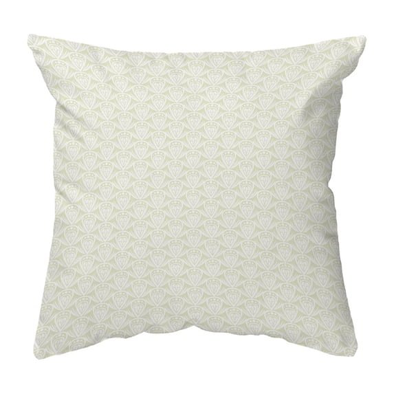 Throw Pillow Patterned Drop Colored