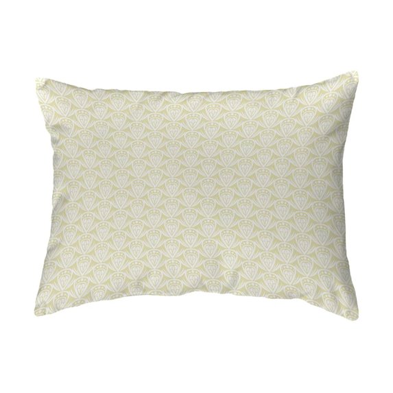 Throw Pillow Patterned Drop Colored