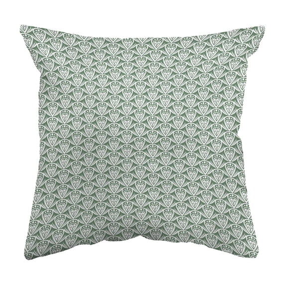 Throw Pillow Patterned Drop Colored