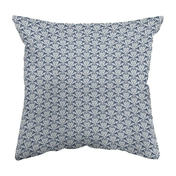 Throw Pillow Patterned Drop Colored